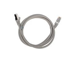 Патч-корд 1,5м F/UTP, CAT 6, RJ45-RJ45, 26AWG, LSZH, серый  