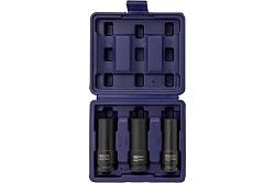 Головки ударные, набор 3пр., 1/2" (17, 19, 21мм, 6гр.)  