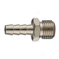 Штуцер пневматический наружная резьба 1/4" - "елочка" 10мм  ...
