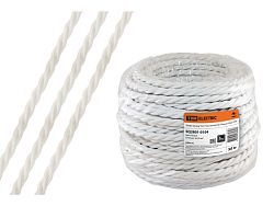 Ретро провод "Эко" 3х2,5 витой, белый (50м)  