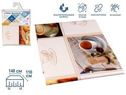 Клеенка столовая, нетканая основа с ПВХ покр., коллекция "DECO", 140х110 см.  ...