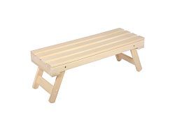 Лавочка складная, 120х44х43 см, липа,   