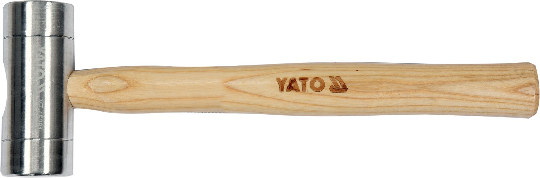 Молоток алюминиевый с деревянной ручкой 300гр, 40мм  YATO YT-45281