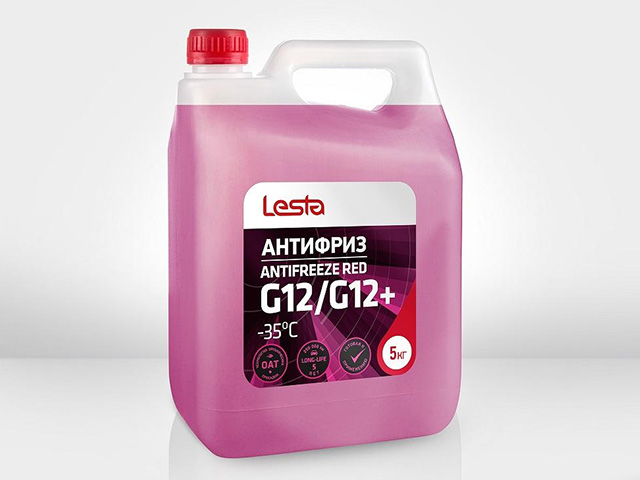 Антифриз 5 кг (красный) (-35°C)  LESTA G12/12