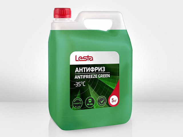 Антифриз 5 кг (зеленый) (-35°C)  LESTA A35