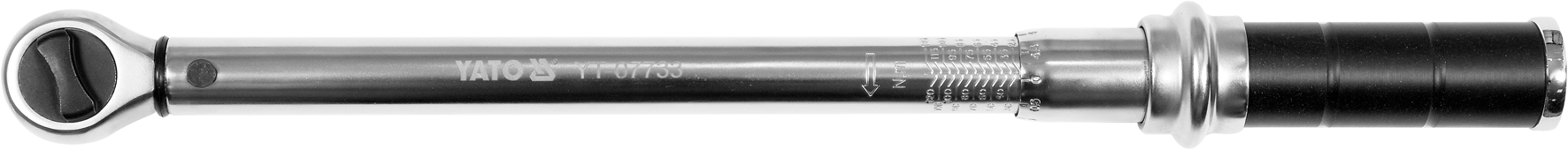 Ключ динамометрический  3/8" 415-440mm (25-125Nm)  YATO YT-07733