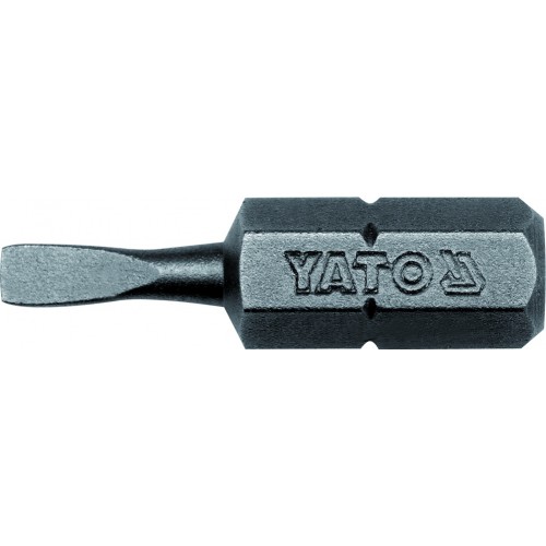 Бита 3.0mm 1/4"х25mm (50шт) S2 HRC58-62  YATO YT-7800