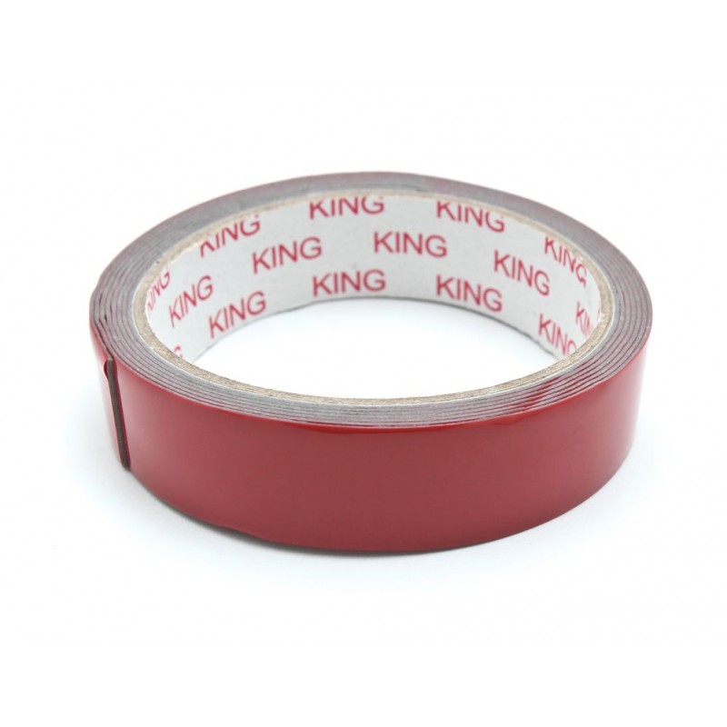 Скотч двухсторонний RED 22мм*5м (081)  KING K-00081