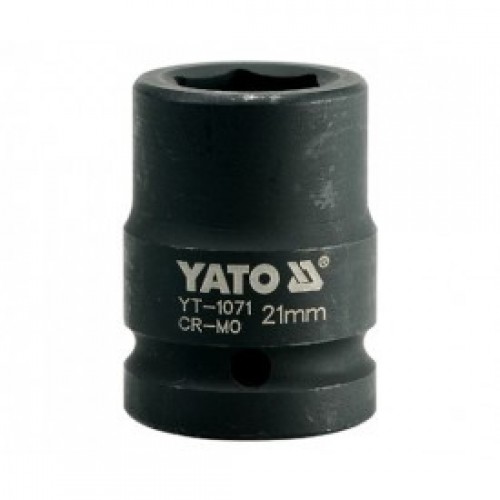 Головка торцевая ударная 3/4" 6гр. 21mm L50mm CrMo  YATO YT-1071