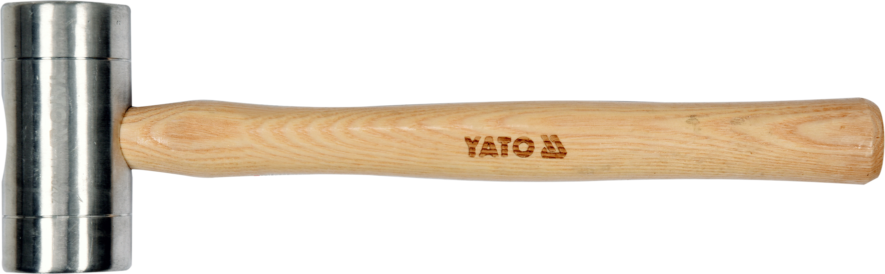 Молоток алюминиевый с деревянной ручкой 580гр, 50мм  YATO YT-45282