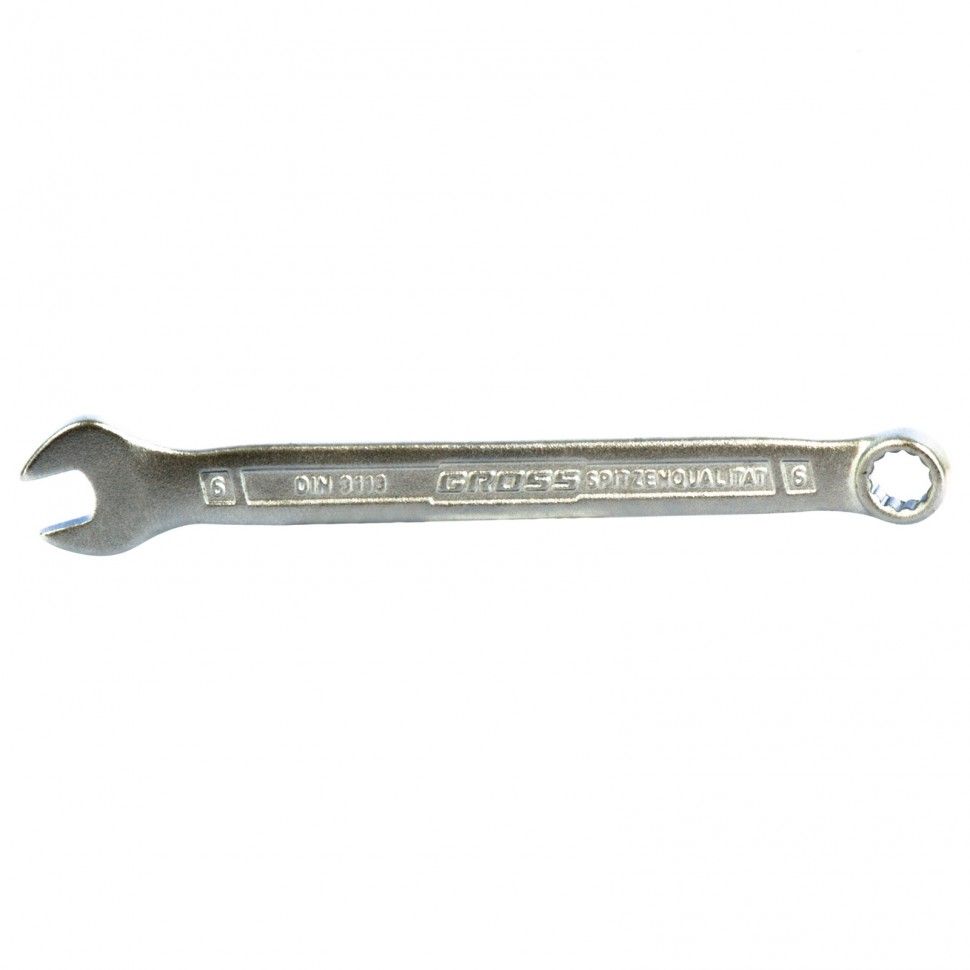 Ключ комбинированный 6 mm, CrV, холодный штамп  Gross 15125