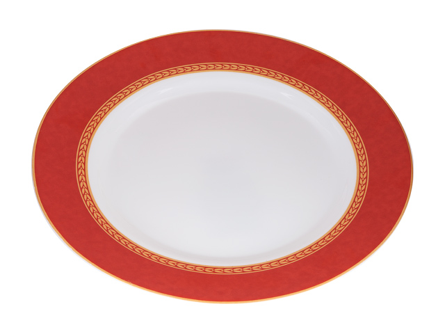 Тарелка обеденная стеклокерамическая, 275 mm, круглая, AMEERAH RED  ...DIVA LA OPALA 13-127540