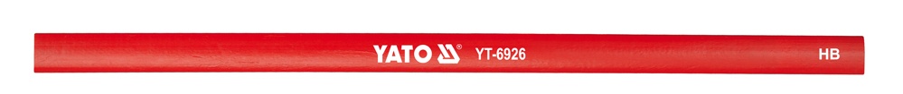 Карандаш столярный красный 245mm (144шт)  YATO YT-6926