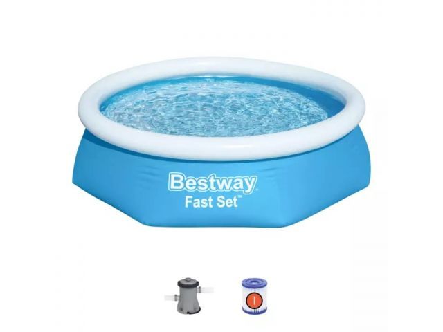Надувной бассейн Fast Set, 244 х 61 см, комплект  BESTWAY 57450