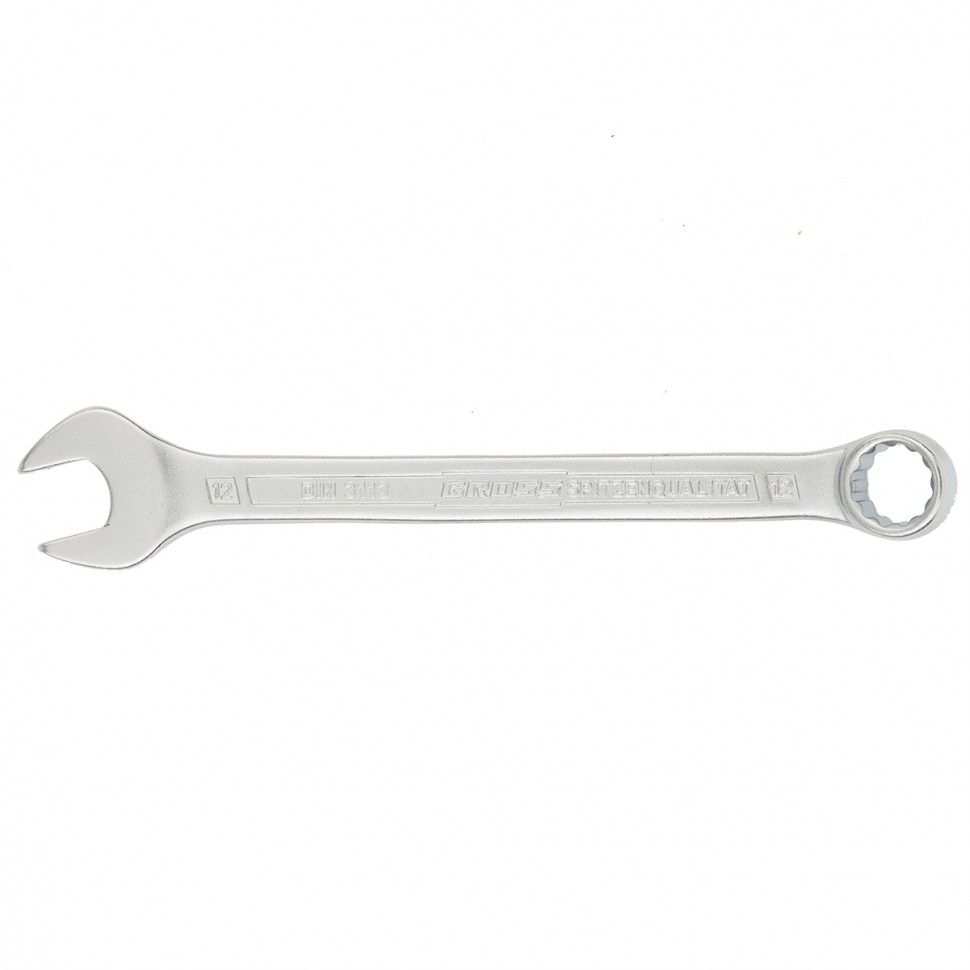 Ключ комбинированный 12 mm, CrV, холодный штамп  Gross 15131