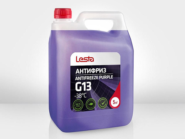 Антифриз 5 кг. (фиолетовый) (-38°C)  LESTA G13