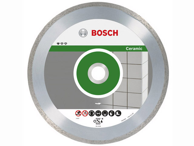 Алмазный круг 125х22 mm по керамике сплошной STANDARD FOR CERAMIC  BOSCH 2608602202