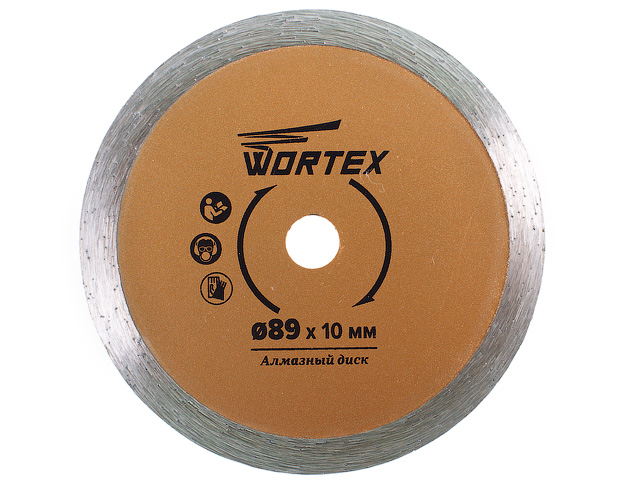 Диск пильный по керамике, 89x10 мм, HS S100 T в блистере ()  WORTEX HSS100T00009