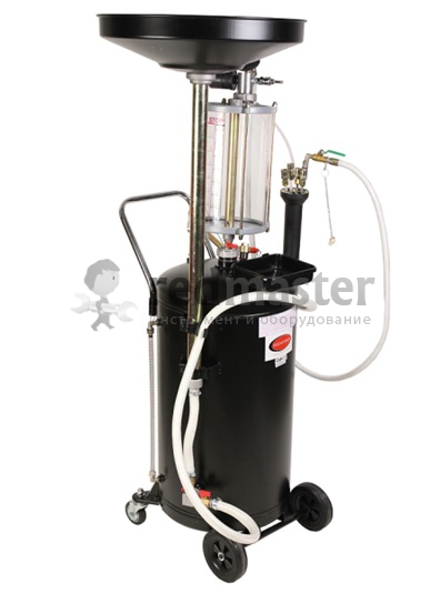 Установка пневматическая для удаления отработанного масла перекатная с индикатором заполнения(бак 90л,предкамера 10л.воронка-10л,5 щупов (max t-60гр) Rock FORCE RF-TRG2090(из 2-х частей) Установка пневматическая для удаления отработанного масла перекатная с индикатором заполнения(бак 90л,предкамера 10л.воронка-10л,5 щупов (max t-60гр) Rock FORCE RF-TRG2090(из 2-х частей)