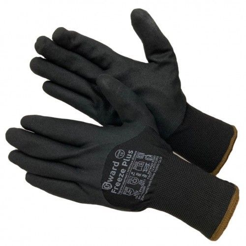 Перчатки утепленные двуслойные со вспененным нитриловым покрытием (р.10 (XL))  FREEZE PLUS   ...GWARD N5001