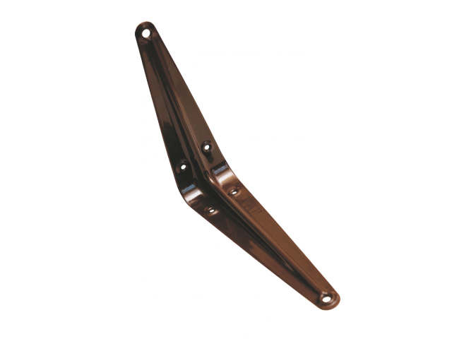 Кронштейн с ребром жесткости 150х200 мм коричневый,  STARFIX SMP-71556-1
